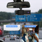 3 Cameras Smart Dash Cam Car DVR - With Rear Camera and GPS Antenna - No SD Card -