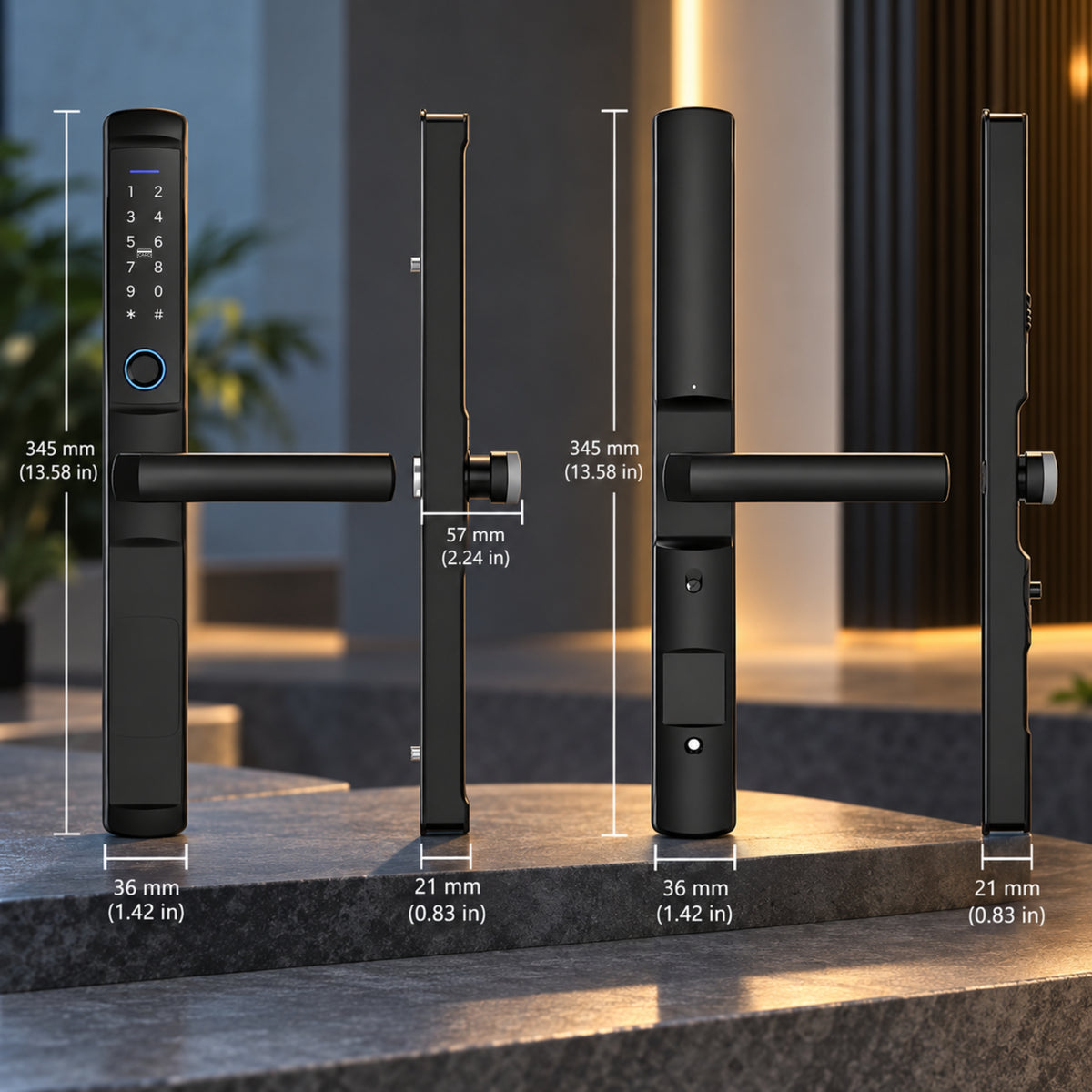 smart door lock edge measurements