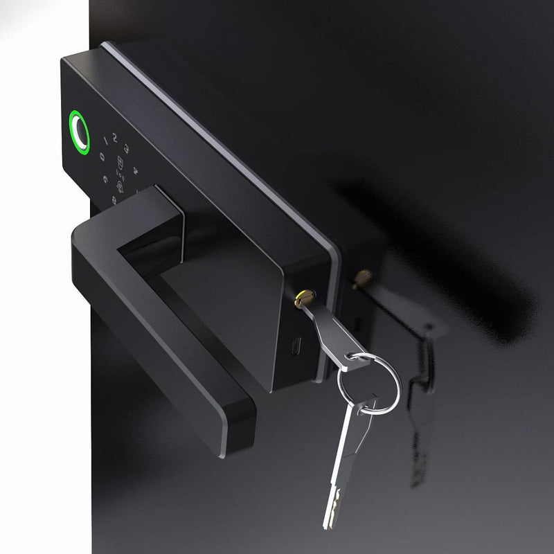 Glass Swing Door Smart Lock - -