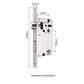Mortises - 60 - 68mm (22x240mm) Multipoint - 