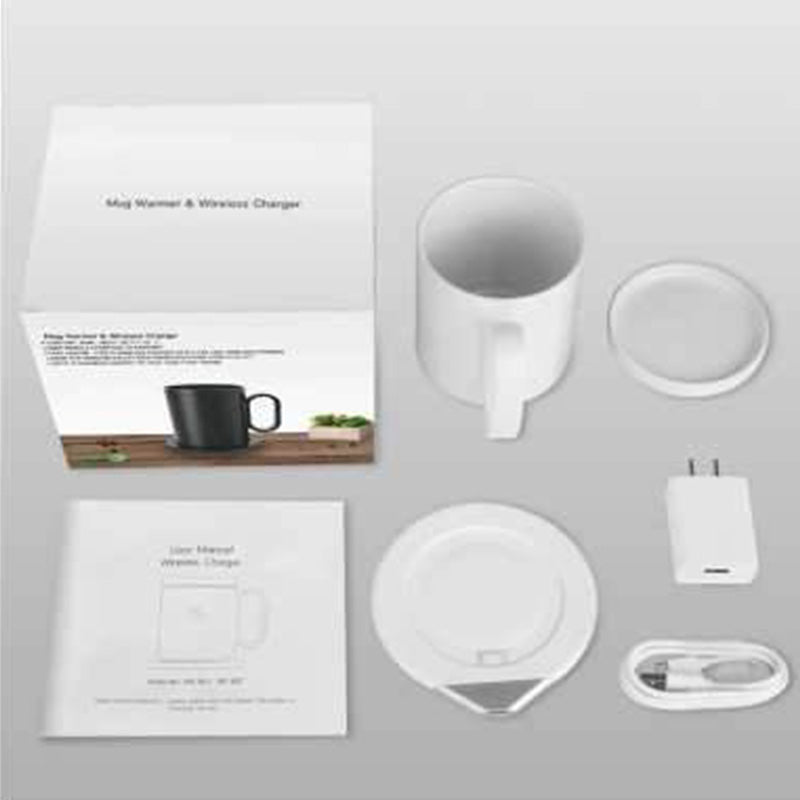 Mug Warmer Wireless Charger - White - -