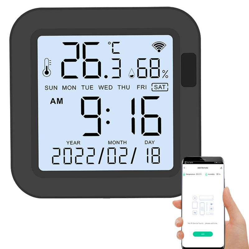 Smart Air Sensor - 12-hour Format - -