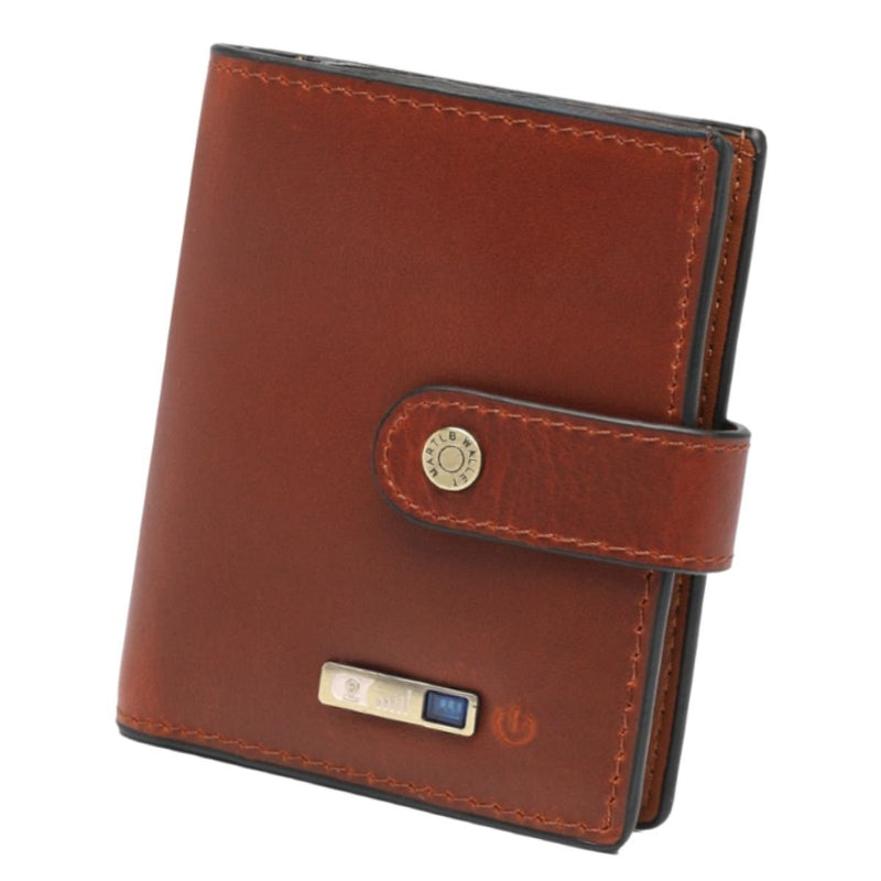 Smart Bluetooth Wallet Strap - Brown - -