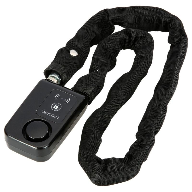 Smart Chain Lock - Black Steel Chain - -