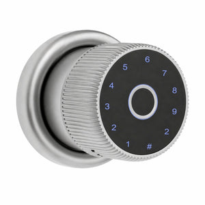Smart Door Knob Lock Silver