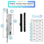 Smart Door Lock Next Gen Plus - Black - 28-85mm (22x270mm) Multipoint 