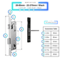 Smart Door Lock Sleek  - Black - 28-85mm (22x270mm)