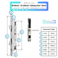 Smart Door Lock Sleek - Silver - 28-85mm (22x330mm) Sliding Door