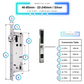 Smart Door Lock Sleek - Silver - 40-85mm (22x240mm)