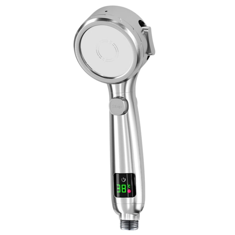 Smart Shower Head - Silver - -