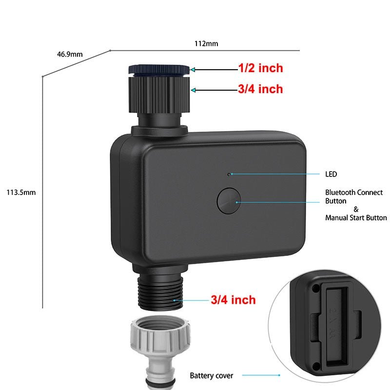 Smart Watering Timer Irrigation Controller - With WiFi Gateway - -