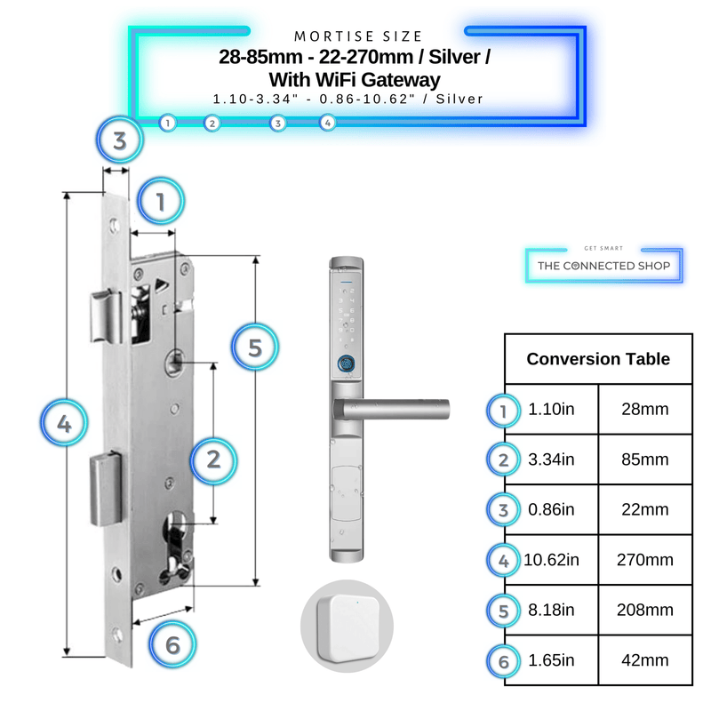 Serrure Intelligente pour Porte Battante